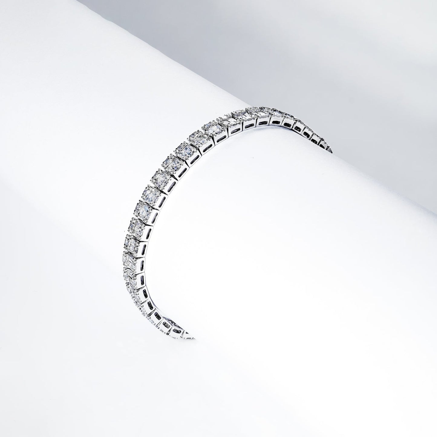 Averi 5 Carat Combine Mix Shape Single Row Diamond Tennis Bracelet