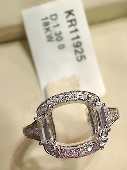 Ring without the Center Sapphire 