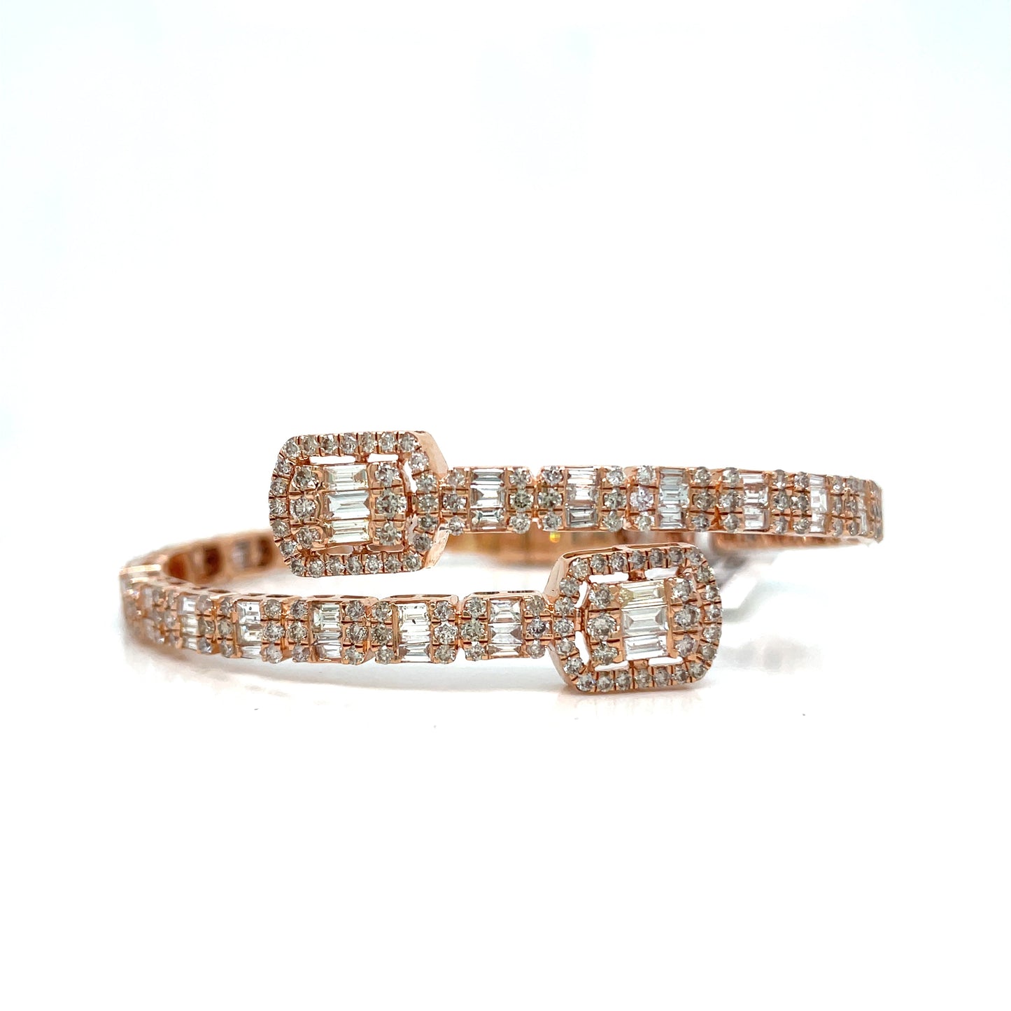 two part rose gold bracelet